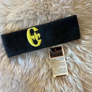 Conte of Florence Headband NWT Charcoal fleece Made in Italy